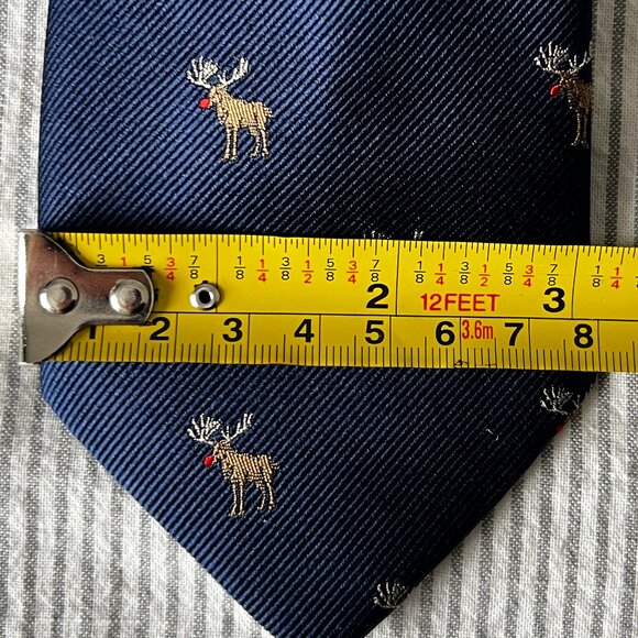 Tommy Hilfiger Neck Tie Reindeer / Christmas - Picture 2 of 5
